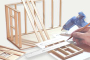 Miniature Scale Wood Lumber