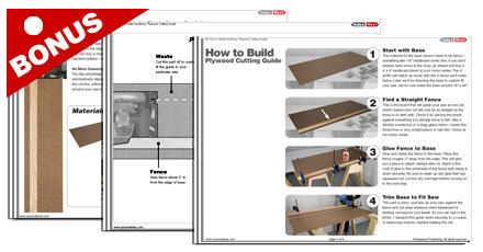 Plywood Cutting Guide Plans