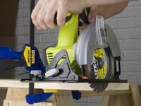 crosscut with circular saw
