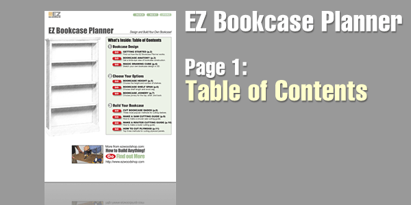 bookcase plans index