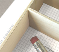 scale wood lumber - 1x6 model wood