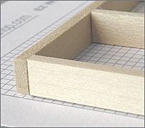 scale wood lumber - 2x4 model wood