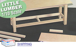 Scale Wood - Basswood Lumber - Indoor