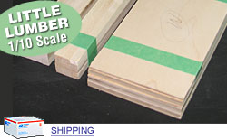 Scale Wood - Basswood Lumber - Bulk