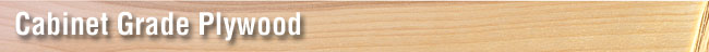 cabinet grade plywood