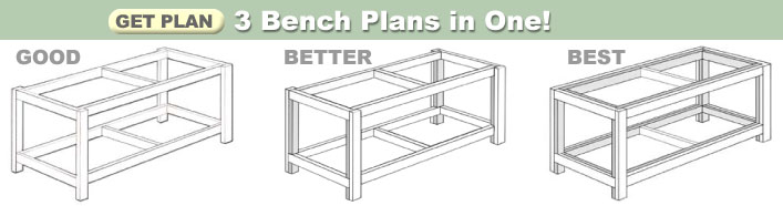 Corner Garage Workbench Plans