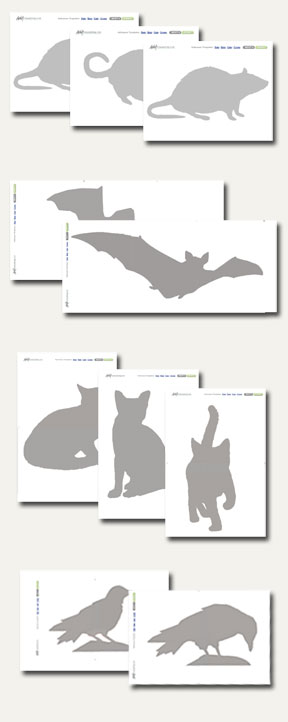 Rat-Crow-Bat Templates