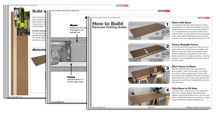 Plywood Cutting Guide Plansr