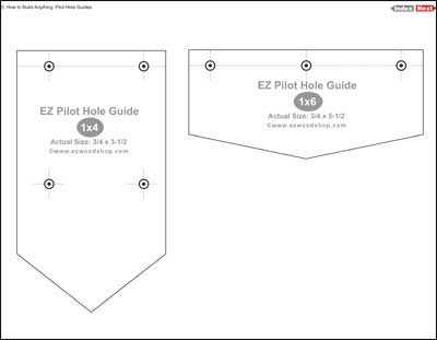 pilot hole guide