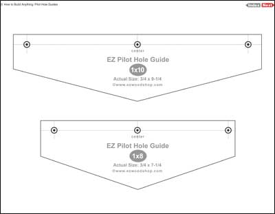 pilot hole guide