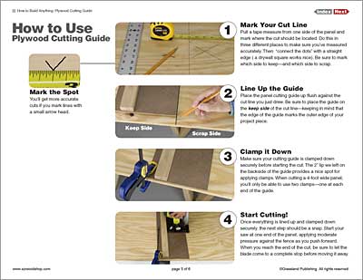 plywood cutting guide