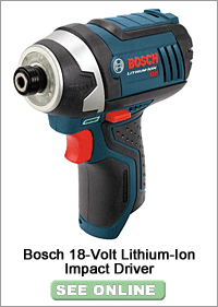 Bosch impact driver tool