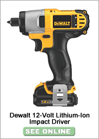 Dewalt impact driver tool