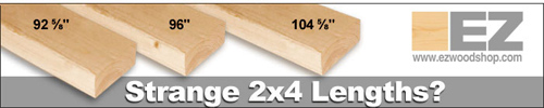 Strange 2x4 Lengths - Why So Many Odd Sizes?