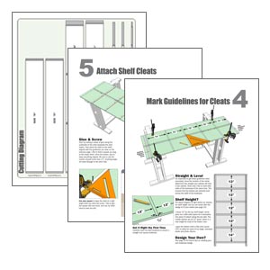 ez bookcase plans