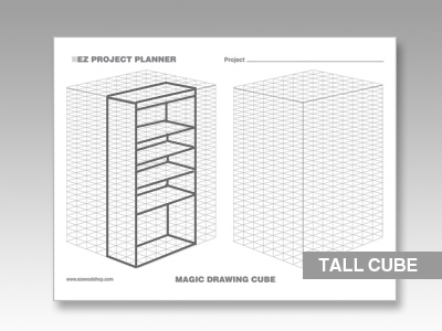 Magic Drawing Cubes - Tall