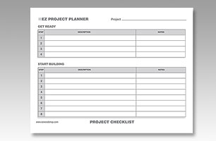 EZ Wood Project Planner